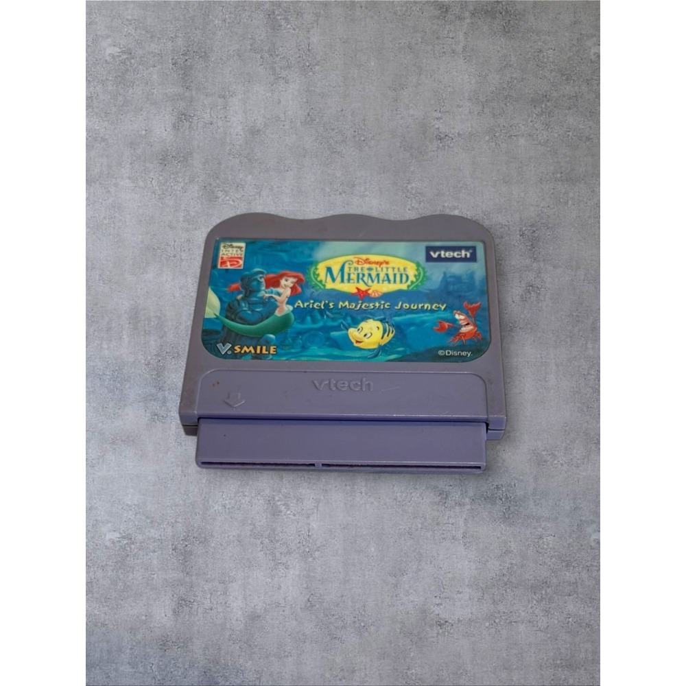 Vtech V.Smile Game Disney The Little Mermaid Ariel Purple Educational